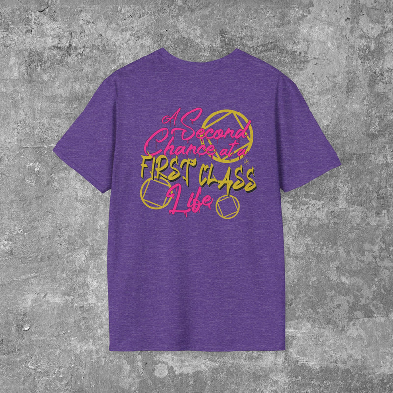 Load image into Gallery viewer, A Second Chance at a First Class Life Women's Unisex Softstyle T-Shirt