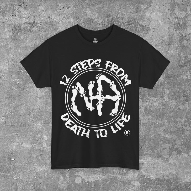 Load image into Gallery viewer, 12 Steps From Death to Life Narcotics Anonymous Unisex T-shirt