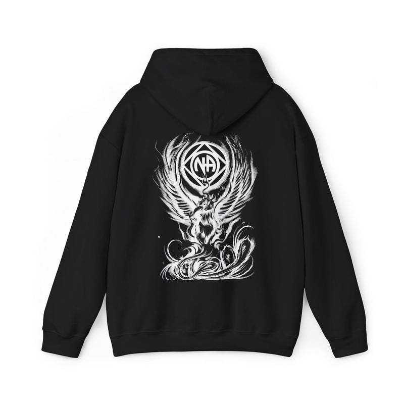 Load image into Gallery viewer, 12 Steps to Freedom Phoenix from the Ashes Men's Heavy Blend Hooded Pull-Over Sweatshirt