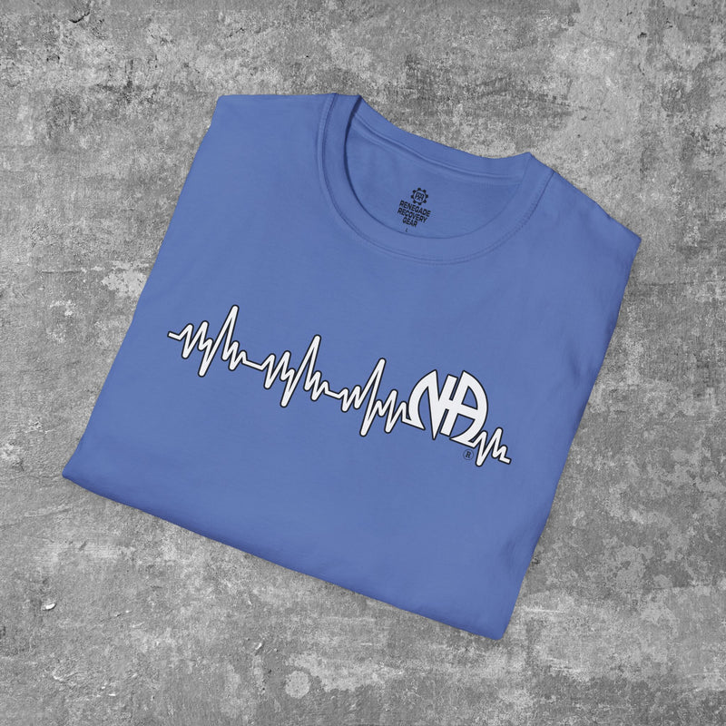 Load image into Gallery viewer, Narcotics Anonymous Heart Beat Women's Unisex Softstyle T-Shirt