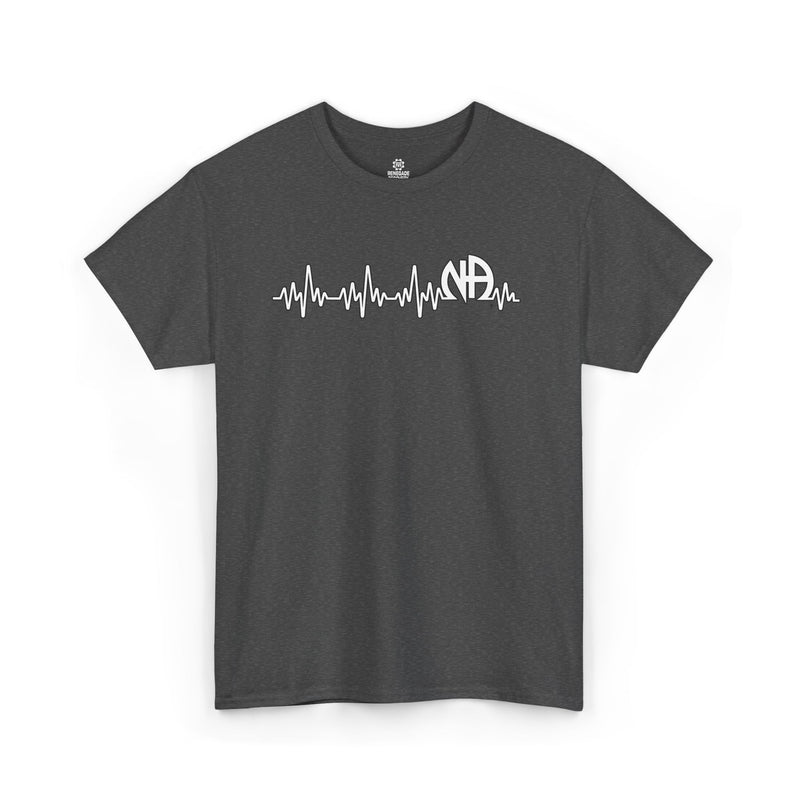 Load image into Gallery viewer, the Heart Beat of Narcotics Anonymous Men's Heavy Cotton T-shirt