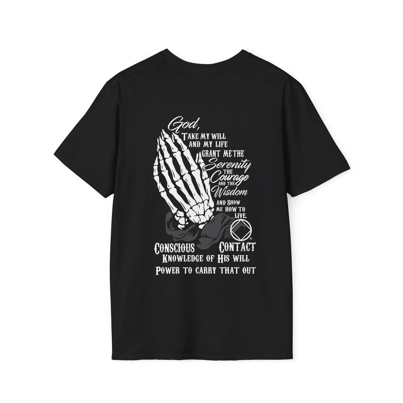 Load image into Gallery viewer, Prayer and Meditation Narcotics Anonymous Unisex Women's Softstyle T-Shirt