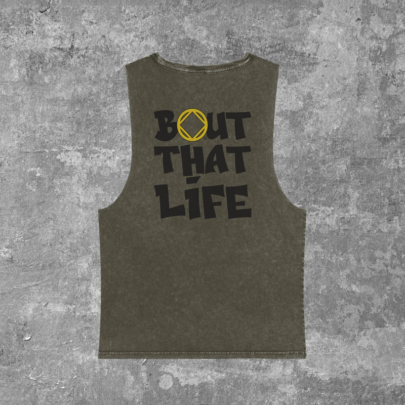 Load image into Gallery viewer, N.A.I.O.U.1. Narcotics Anonymous Unisex Stonewash Tank Top