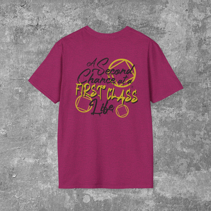 Load image into Gallery viewer, A Second Chance at a First Class Life Women's Unisex Softstyle T-Shirt