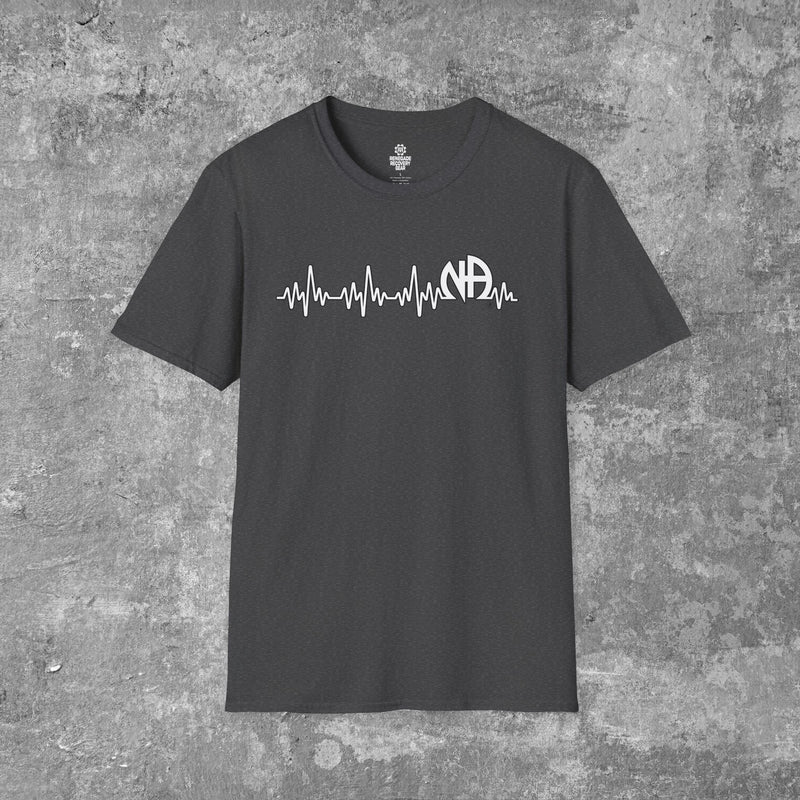 Load image into Gallery viewer, Narcotics Anonymous Heart Beat Women's Unisex Softstyle T-Shirt