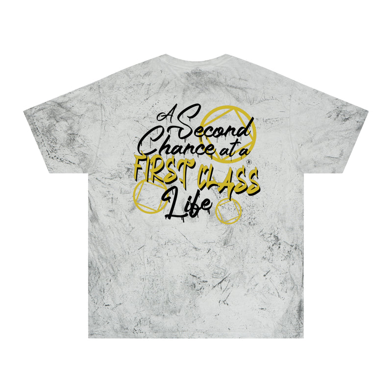 Load image into Gallery viewer, A Second Chance at a First Class Life Unisex Comfort Colors Color Blast T-Shirt