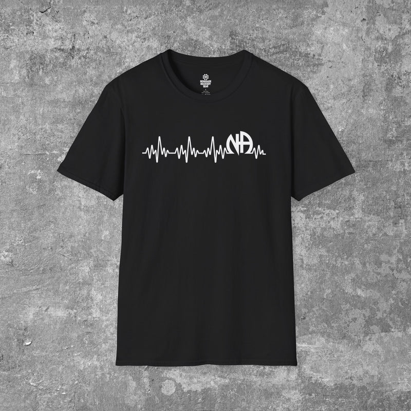 Load image into Gallery viewer, Narcotics Anonymous Heart Beat Women's Unisex Softstyle T-Shirt