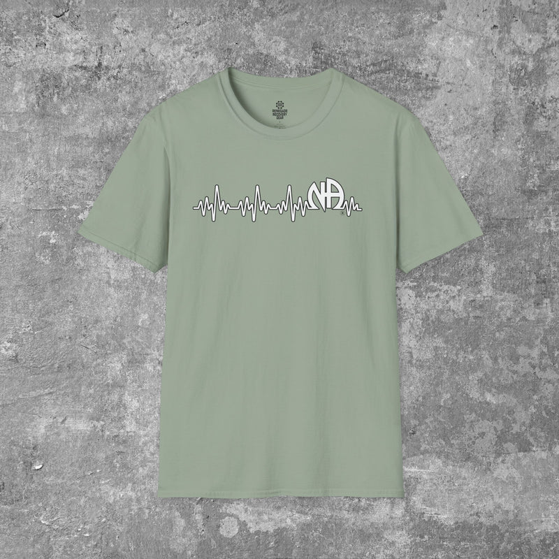 Load image into Gallery viewer, Narcotics Anonymous Heart Beat Women's Unisex Softstyle T-Shirt