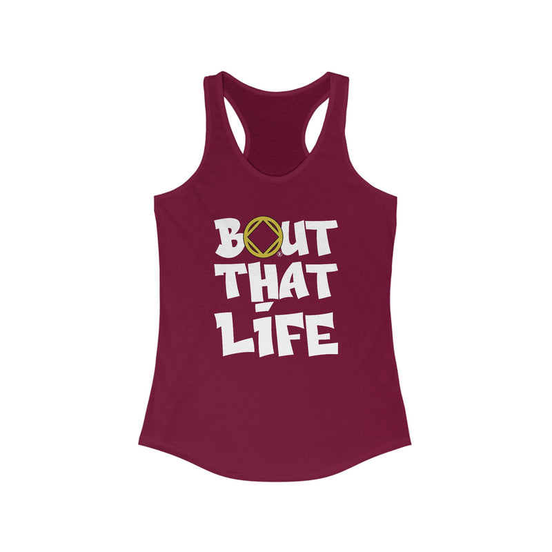 Load image into Gallery viewer, Bout That Life Women's Ideal Racerback Tank
