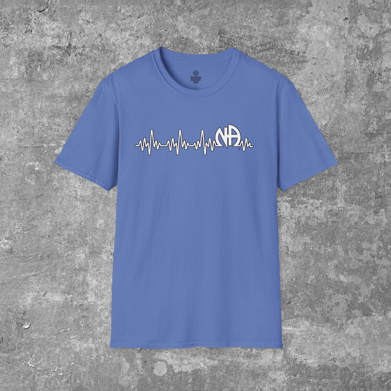 Load image into Gallery viewer, Narcotics Anonymous Heart Beat Women's Unisex Softstyle T-Shirt