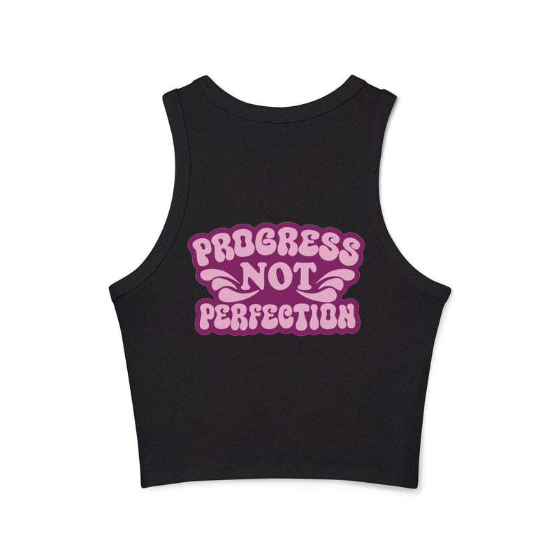 Load image into Gallery viewer, Recovery In Progress Women's Micro Rib Racer Tank Top