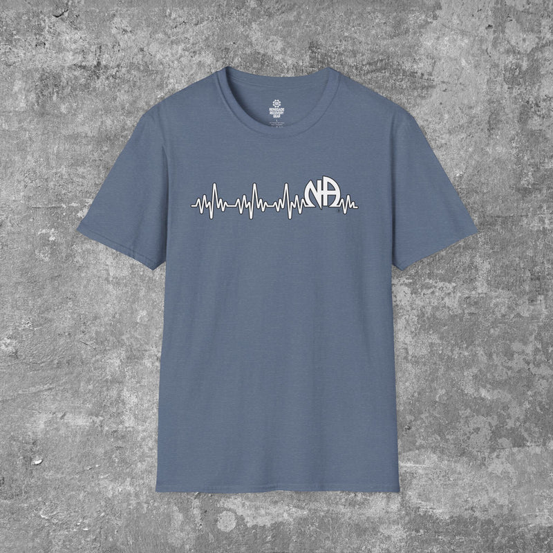 Load image into Gallery viewer, Narcotics Anonymous Heart Beat Women's Unisex Softstyle T-Shirt