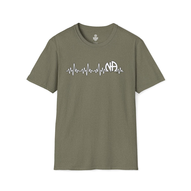 Load image into Gallery viewer, The Heart Beat of Narcotics Anonymous  Women's Unisex Softstyle T-Shirt