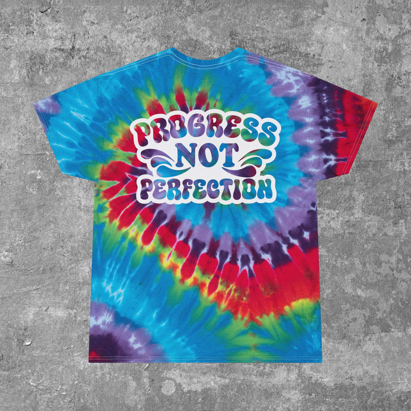 Load image into Gallery viewer, Recovery in Progress Unisex Tie-Dye T-shirt Spiral