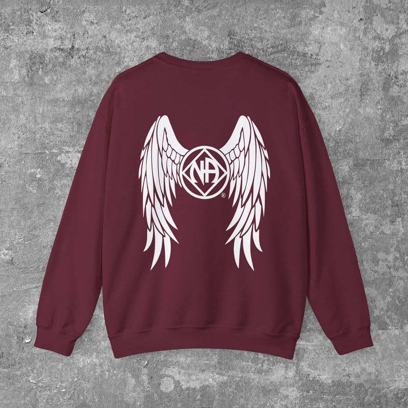 Load image into Gallery viewer, NAngel Narcotics Anonymous Angel Wings Unisex Women's Sweater