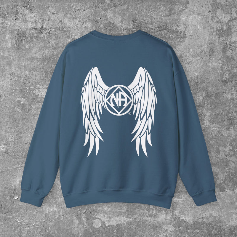 Load image into Gallery viewer, NAngel Narcotics Anonymous Angel Wings Unisex Women's Sweater