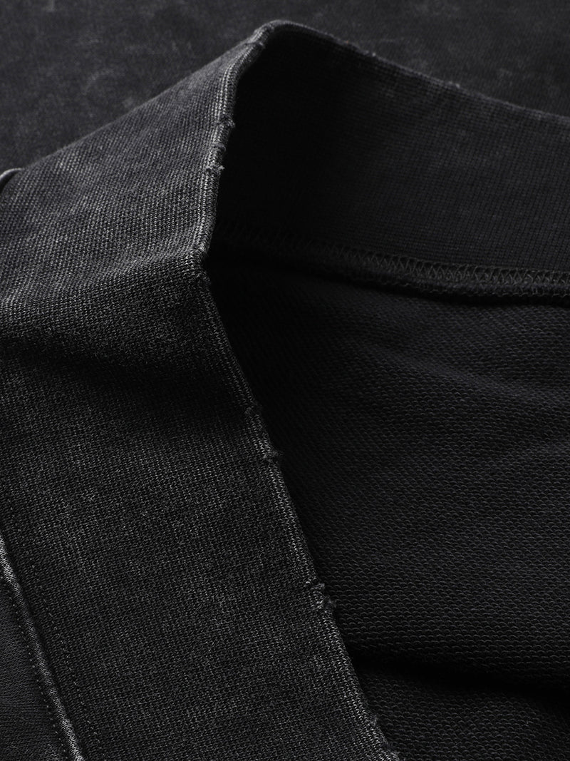 Load image into Gallery viewer, Close-up of a black fabric texture