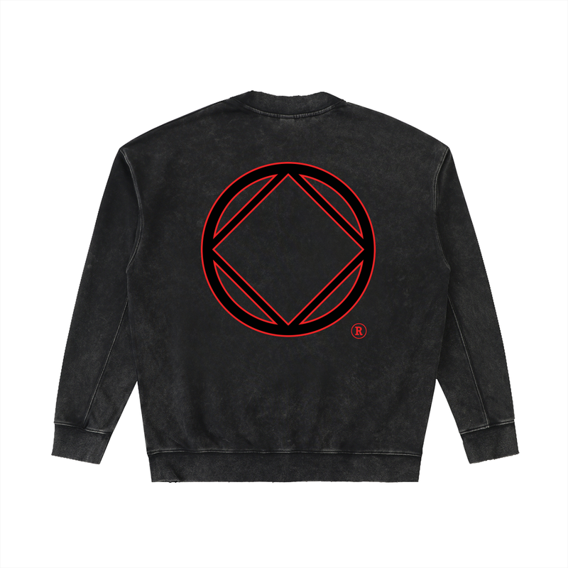 Load image into Gallery viewer, SAVED Narcotics Anonymous Drop Shoulder Crewneck Sweatshirt