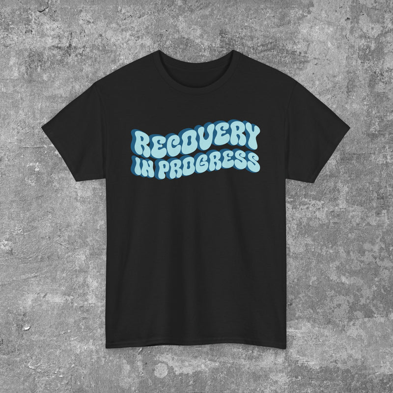 Load image into Gallery viewer, Recovery In Progress Men&#39;s Unisex Heavy Cotton T-shirt
