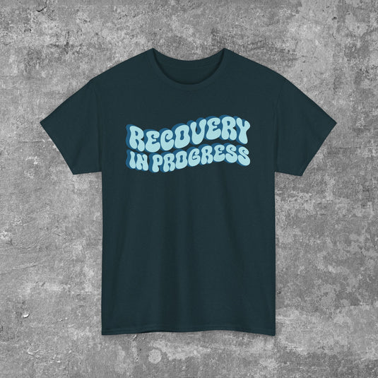 Recovery In Progress Men's Unisex Heavy Cotton T-shirt