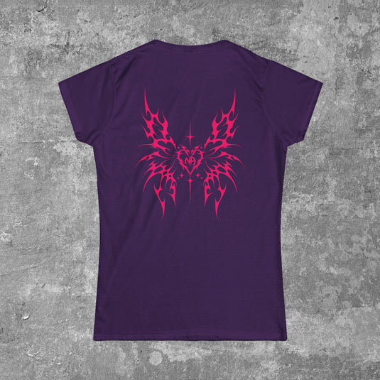 Narcotics Anonymous Cyber Cigilism Tattoo Butterfly Women's Softstyle T-Shirt