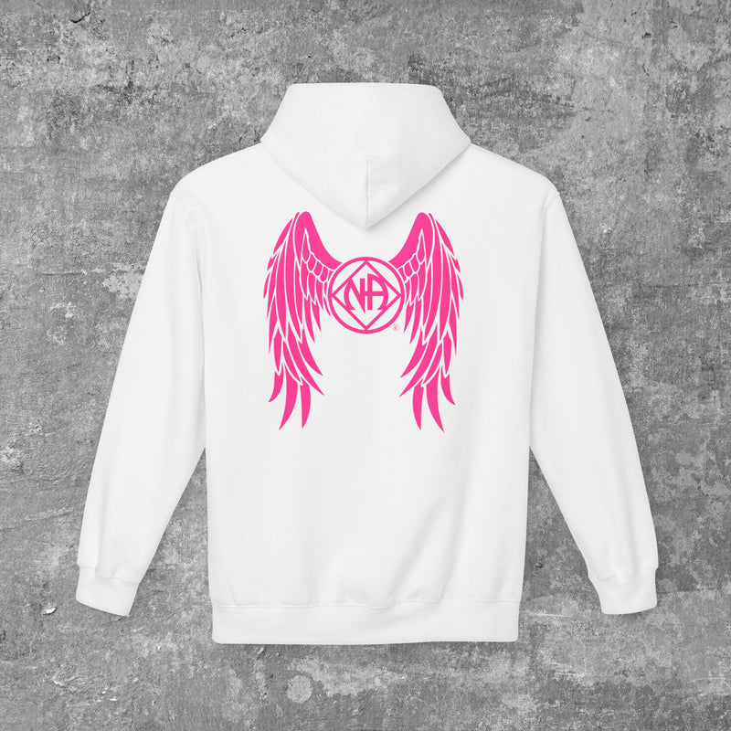 Load image into Gallery viewer, NAngel Narcotics Anonymous Angel Wings Unisex Women&#39;s Softstyle Pull-Over Hoodie
