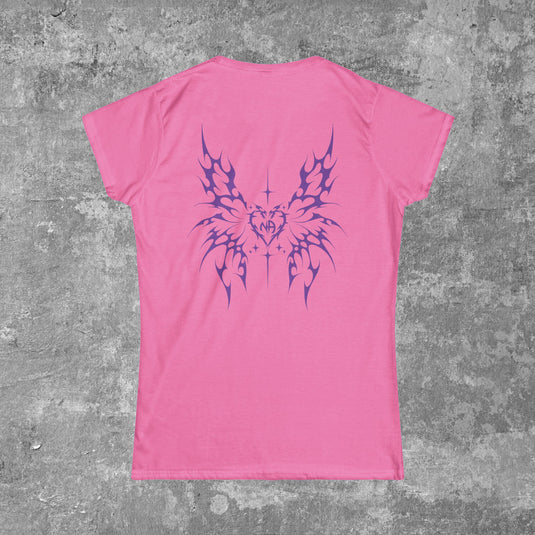 Narcotics Anonymous Cyber Cigilism Tattoo Butterfly Women's Softstyle T-Shirt