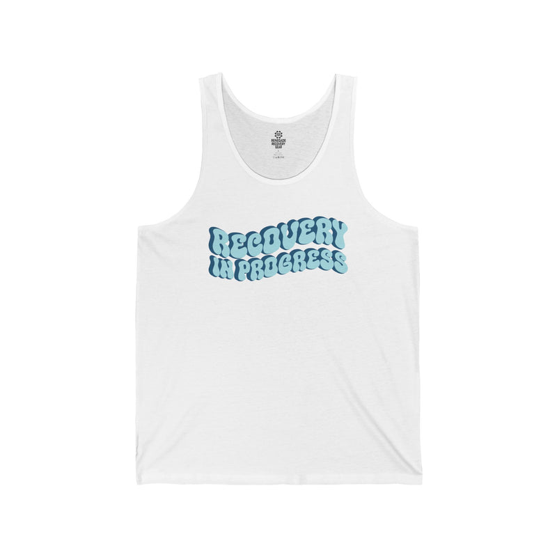 Load image into Gallery viewer, Recovery In Progress Men&#39;s Unisex Jersey Tank
