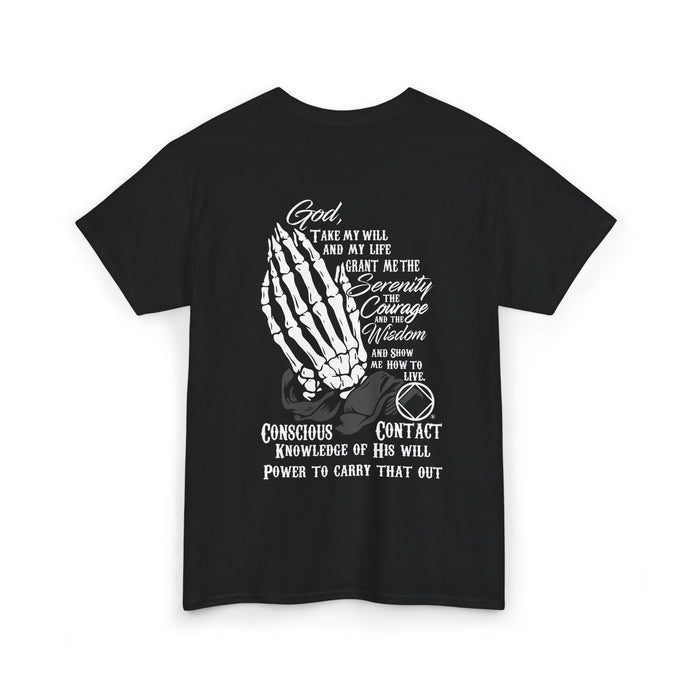 Prayer and Meditation Narcotics Anonymous Men's Heavy Cotton T-shirt