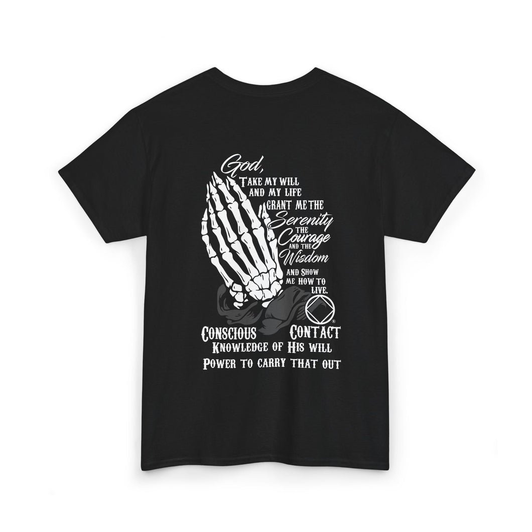 Prayer and Meditation Narcotics Anonymous Men's Heavy Cotton T-shirt