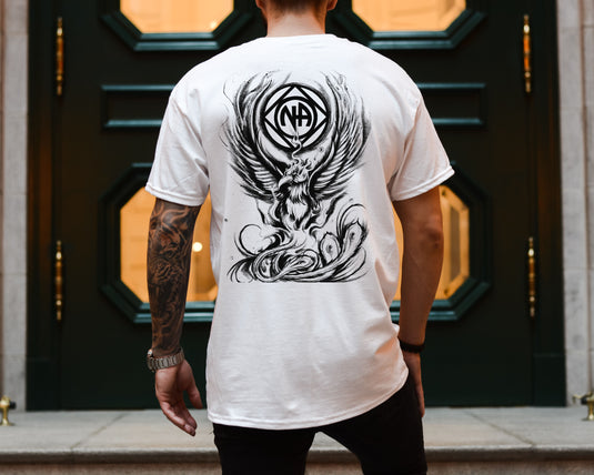 12 Steps to Freedom Phoenix from the Ashes Unisex Men's Heavy Cotton T-shirt