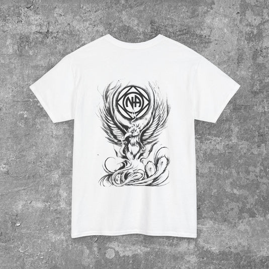 12 Steps to Freedom Phoenix from the Ashes Unisex Men's Heavy Cotton T-shirt