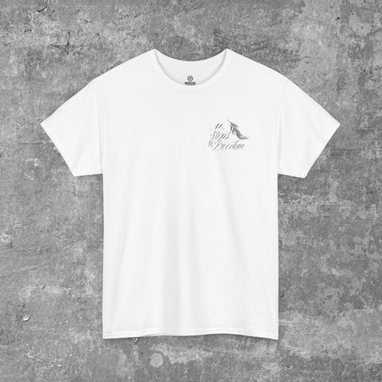12 Steps to Freedom Phoenix from the Ashes Unisex Men's Heavy Cotton T-shirt