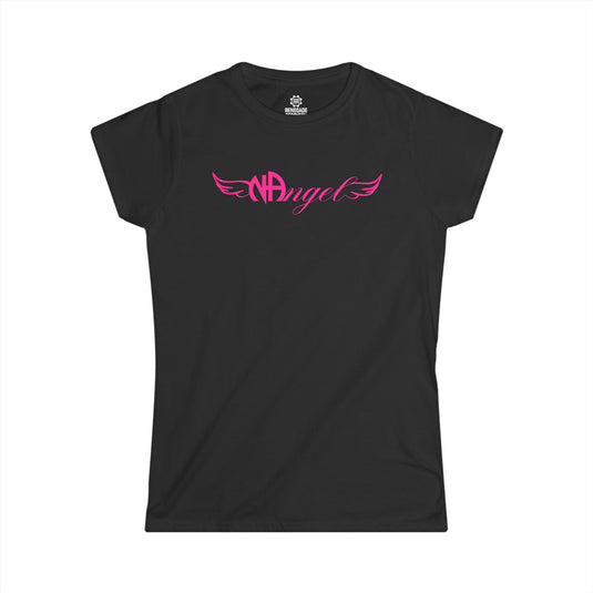 NAngel Narcotics Anonymous Angel Wings Ladies Softstyle T-shirt