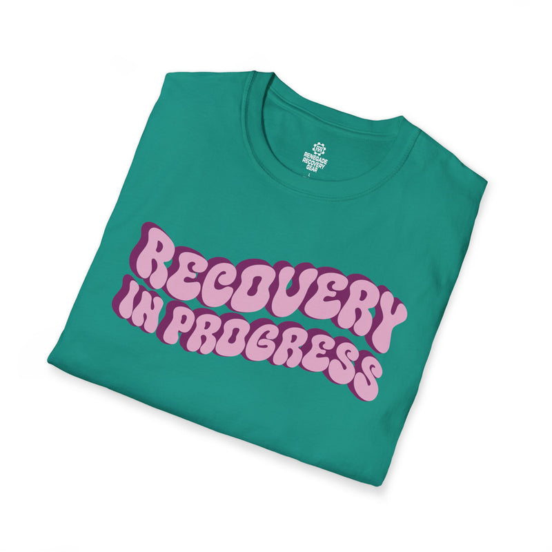 Load image into Gallery viewer, Recovery In Progress Women&#39;s Unisex Softstyle T-Shirt
