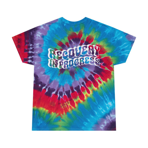 Recovery in Progress Unisex Tie-Dye T-shirt Spiral