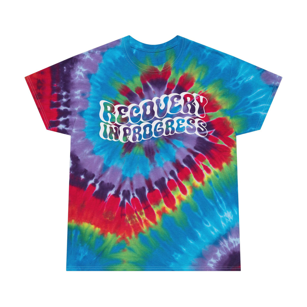 Recovery in Progress Unisex Tie-Dye T-shirt Spiral