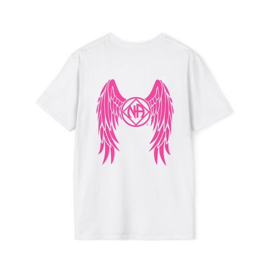 NAngel Narcotics Anonymous Angel Wings Unisex Women's Softstyle T-Shirt