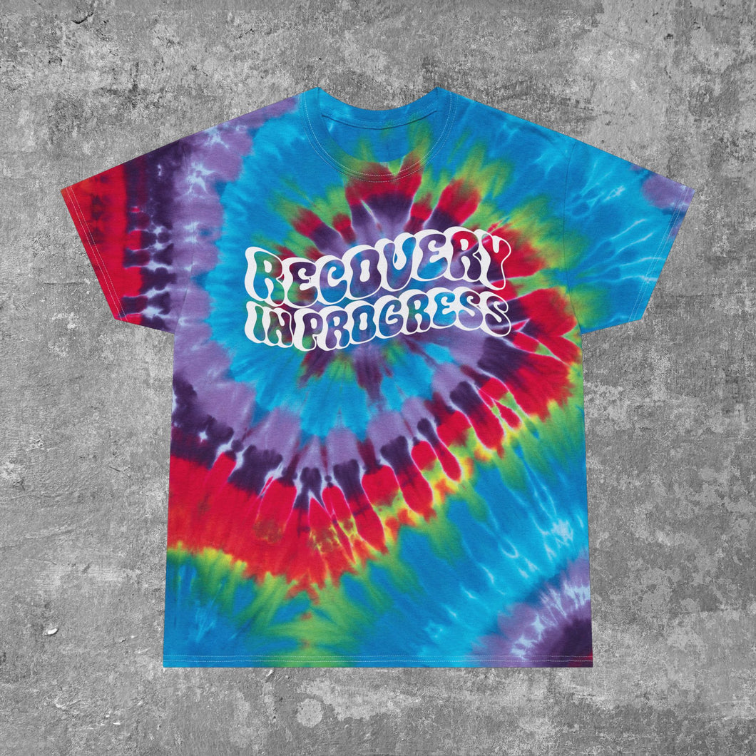 Recovery in Progress Unisex Tie-Dye T-shirt Spiral