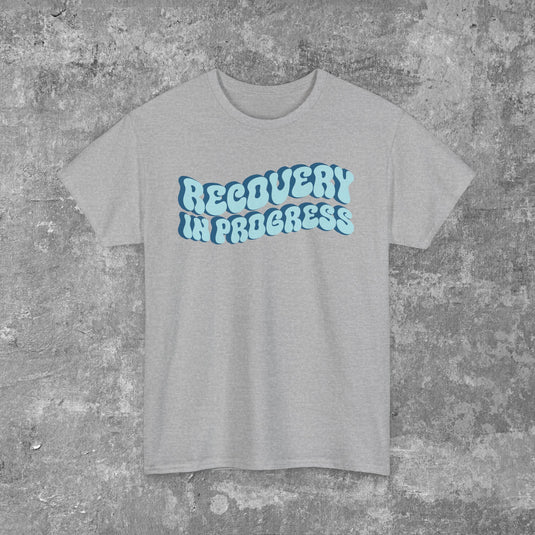 Recovery In Progress Men's Unisex Heavy Cotton T-shirt