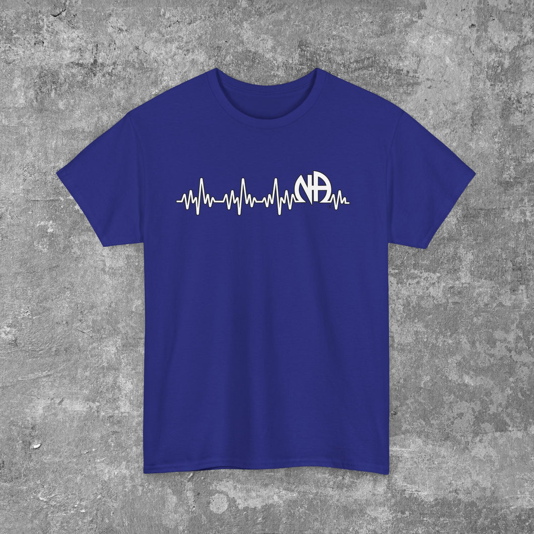 Narcotics Anonymous Heart Beat Men's Unisex Heavy Cotton T-shirt