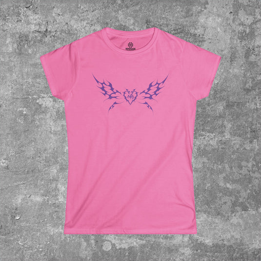 Narcotics Anonymous Cyber Cigilism Tattoo Butterfly Women's Softstyle T-Shirt