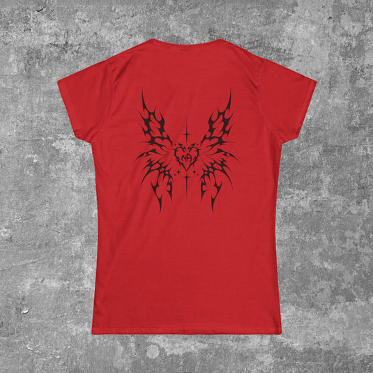 Narcotics Anonymous Cyber Cigilism Tattoo Butterfly Women's Softstyle T-Shirt