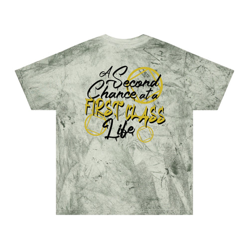 A Second Chance at a First Class Life Unisex Comfort Colors Color Blast T-Shirt