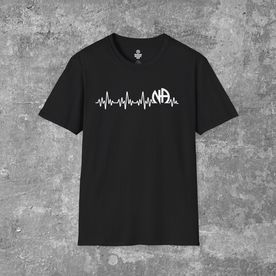 Narcotics Anonymous Heart Beat Women's Unisex Softstyle T-Shirt