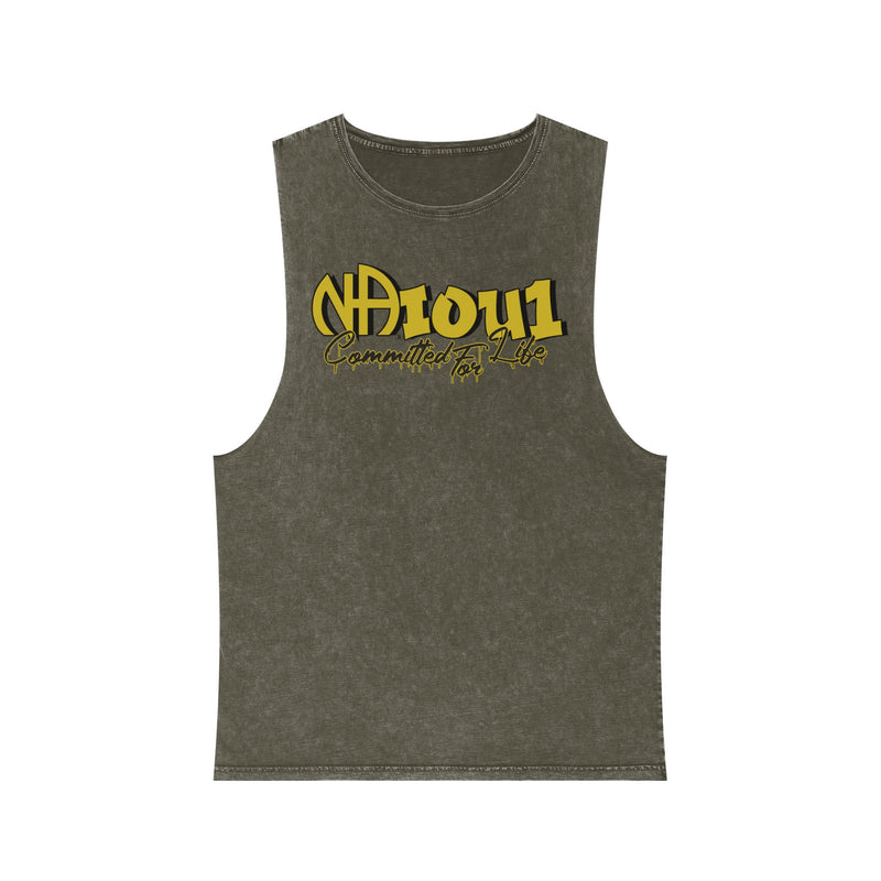 Load image into Gallery viewer, N.A.I.O.U.1. Narcotics Anonymous Unisex Stonewash Tank Top
