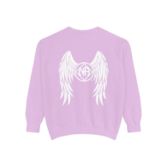 NAngel Narcotics Anonymous Angel Wings Pastel Comfort Colors Unisex Women's Sweater