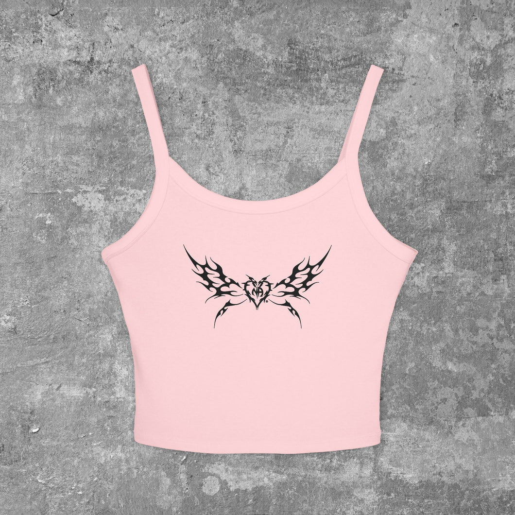 Narcotics Anonymous Cyber Cigilism Tattoo Heart Women's Spaghetti Strap Tank Top