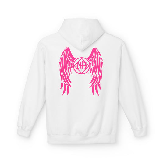 NAngel Narcotics Anonymous Angel Wings Unisex Women's Softstyle Pull-Over Hoodie