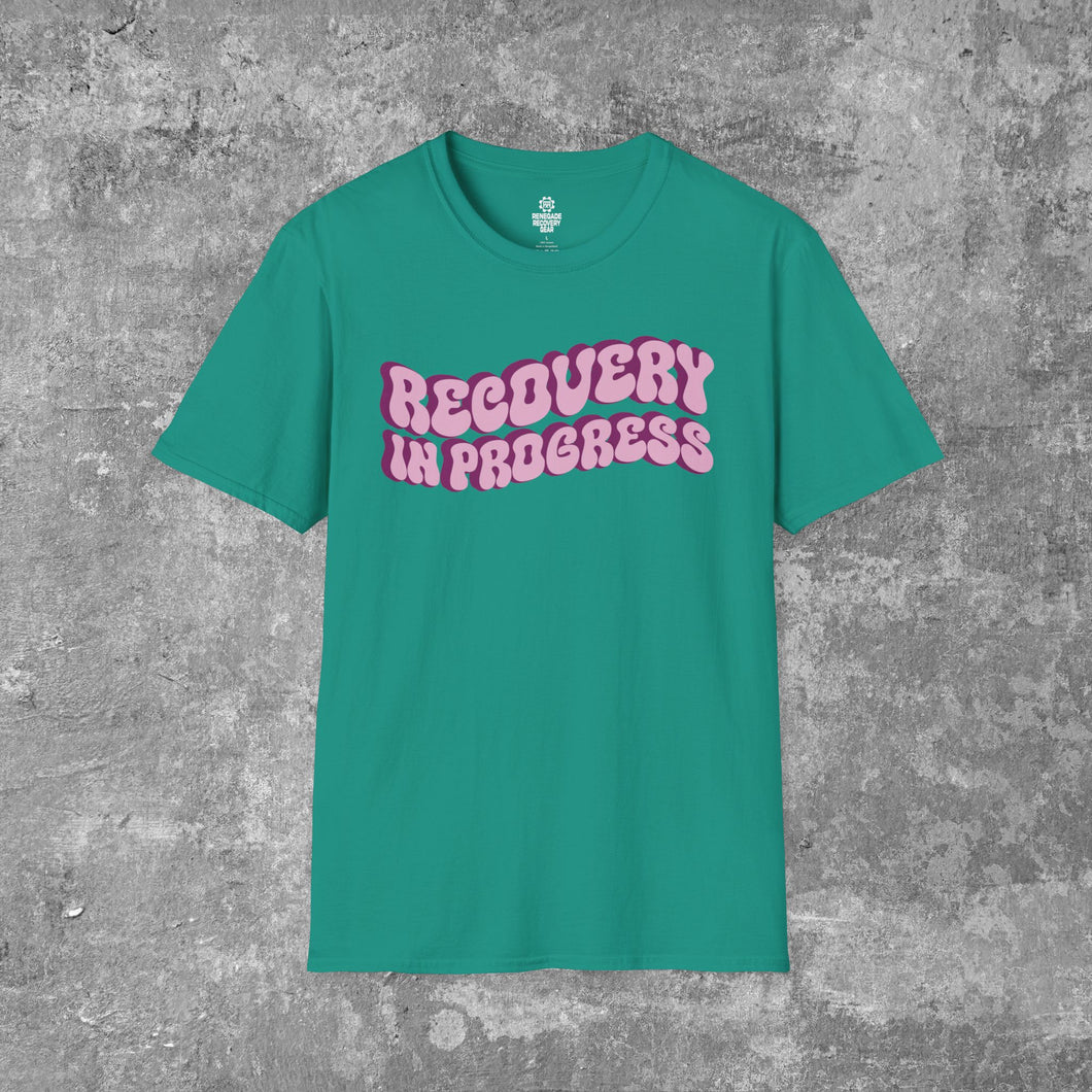Recovery In Progress Women's Unisex Softstyle T-Shirt